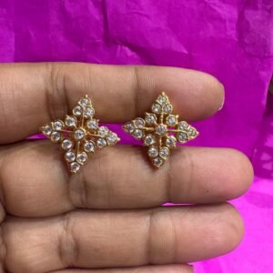 Panchaloham Micro gold polish Ear studs